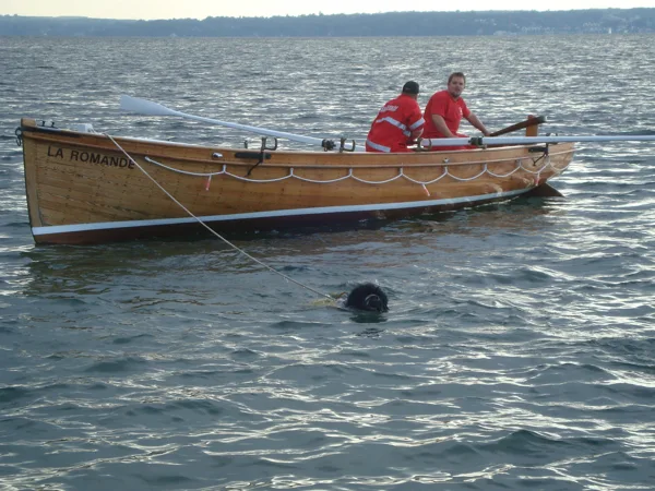Barque du sauvetage d'Hermance: 2,4 tonnes
